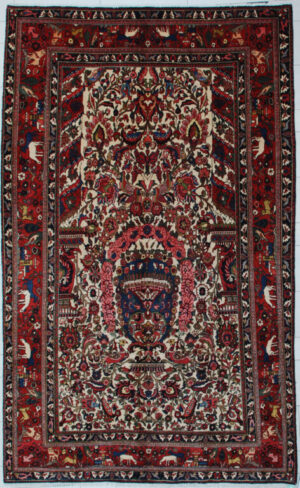 Persisk matta Bakhtiari 199x317 handknuten