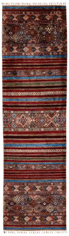 Afghan Shall 78x282 löpare matta