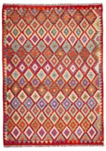 Afghan Kelim 175x244 matta geometriskmönster