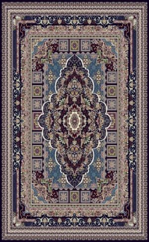 Delban 7080 Mörkblå Wilton matta