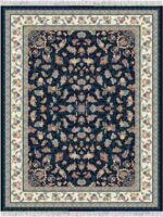 Beh-rokh Mörkblå Persisk Wilton marinblå matta