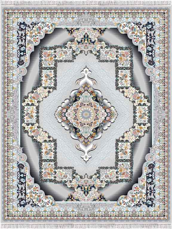 Chesmeh Elefant Persisk Wilton grå matta